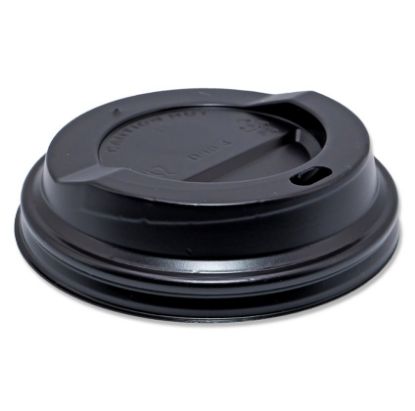 Picture of SmartChoice Black Sip Through Lid for SmartChoice 12-16oz Cups  (Pack of 100)