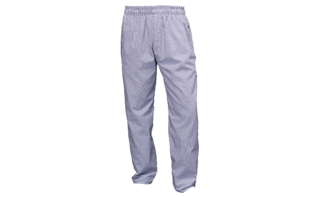 Blue Gingham Chef Trousers
