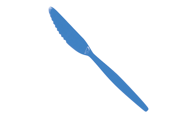 Blue Polycarbonate Cutlery
