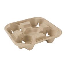 4 Cup Carry Tray Holder