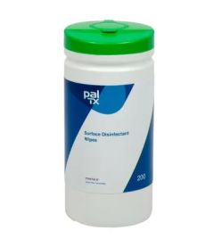 PAL TX SURFACE DISINFECTANT WIPES 2LTR CANISTER (200)