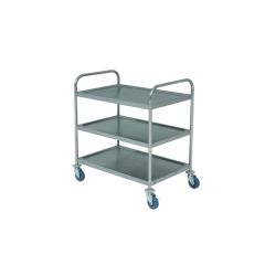 3 Tier Stainless Steel Clearing Trolley