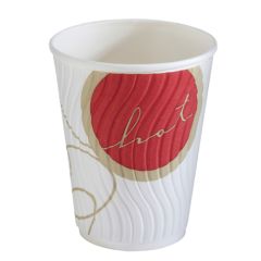 IMPRESSO Embossed Double-Wall Hot Cup 8oz (1000)