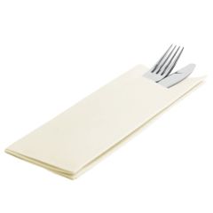 White Cutlery Pocket Napkin (600)