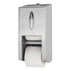 Tork Twin Coreless Toilet Roll Dispenser.