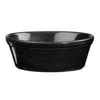 Churchill Cookware Black Oval Pie Dish 6"x4.8".(12)