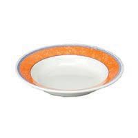 New Horizons Orange Classic Rimmed Soup Bowl 9" (24)