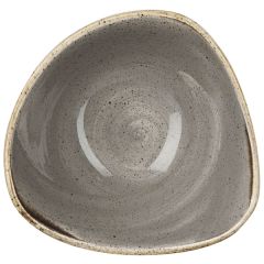 Churchill Stonecast Peppercorn Grey Triangle Bowl 6" (12x1)
