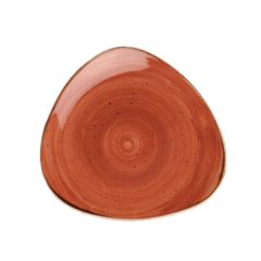 Churchill Stonecast Spiced Orange Triangle Plate 7.25" (12)