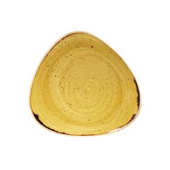 Churchill Stonecast Mustard Yellow Triangle Plate 9" (12)