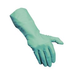 Green Industrial Nitrile Gloves Medium 