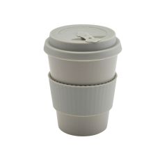 Grey Bamboo Resuable Coffee Cup 12.25oz