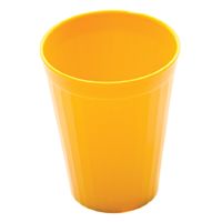 Yellow Polycarb Fluted Tumbler 7oz (12)