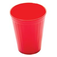 Red Polycarb Fluted Tumbler 7oz (12)