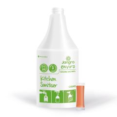 Jangro Enviro Kitchen Sanitiser Sachets & Trigger Spray Bottle
