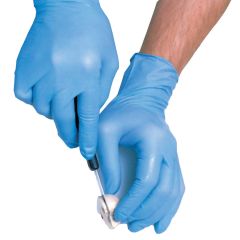 Jangro Powder Free Disposable Nitrile Blue Gloves Size M