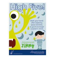 Jangronaut Global High Five A3 Poster