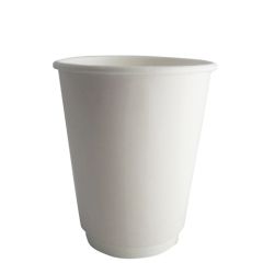 Double Walled White Hot Cup 8oz (500)
