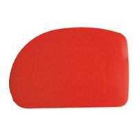 Red Bowl Scraper, 4.75"x3.5". (10)
