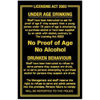 Licensing Act 2003 Sign