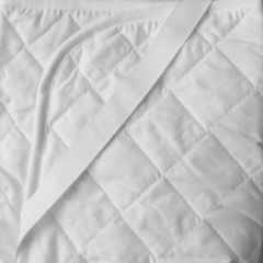 Single Quilted Polycotton Mattress Protector With Straps 36"x75"