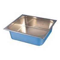 Stainless Steel Gastronorm Pan, 1/4, 100mm.
