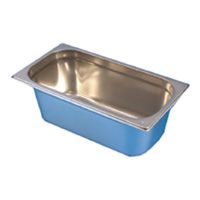 Stainless Steel Gastronorm Pan, 1/6, 100mm.