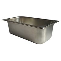 Stainless Steel Gastronorm Pan, 1/3, 100mm.
