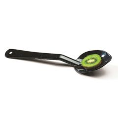 Black Polycarb Buffet Solid Spoon 11"