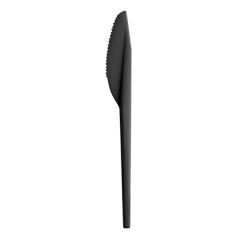 Black Disposable Table Knives