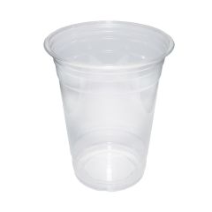 Recyclable PET Clear Smoothie Cups 12oz 