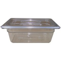 Clear Gastronorm Food Pan, 1/4, 100mm, 2.5ltr.