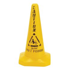 Caution Wet Floor Cone 21"