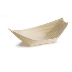 Disposable Wooden Boat 12x5cm (50)
