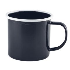 Black Enamel Mug 12.5oz