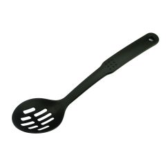 Black Nylon Slotted Spoon