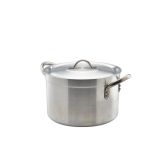 ALUMINIUM STEWPAN WITH LID 5.5LITRE