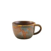 TERRA PORCELAIN RUSTIC COPPER COFFEE CUP 22CL/7.75OZ (6)