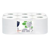 Bio Tech 60mm Core Mini Jumbo Toilet Roll 2ply 200m (12 rolls)