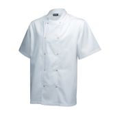 White Chef Jackets Short Sleeve (M)