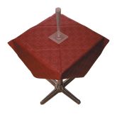 Tork Burgundy Paper Tablecloths 90x90cm (25)