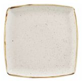 Churchill Stonecast Barley White Deep Square Plate 10.5" (6)