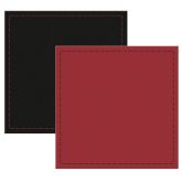 Faux Leather Red & Black Coaster (4)