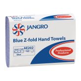 Jangro Blue Z-Fold Hand Towels 1ply (Case of 4500)