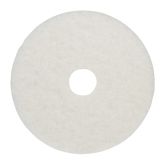 Jangro White Hi-Gloss Polishing Floor Pad 16