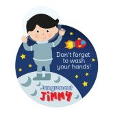 Jangronauts Dispenser Jimmy Now Wash Your Hands Stickers (10 stickers)