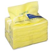 Chicopee Yellow J-Cloth Lavette Cloths (6x25)