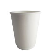 Double Walled White Hot Cup 12oz (25)