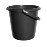 Black Plastic Bucket 10ltr