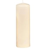 PILLAR CANDLE 60 x 80mm CHAMPAGNE (10)  